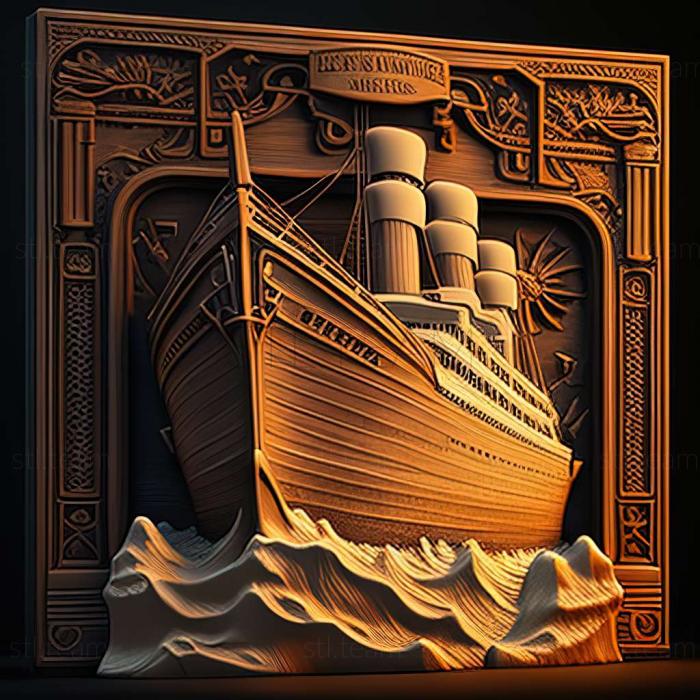 3D model Titanic  Honor and Glory game (STL)